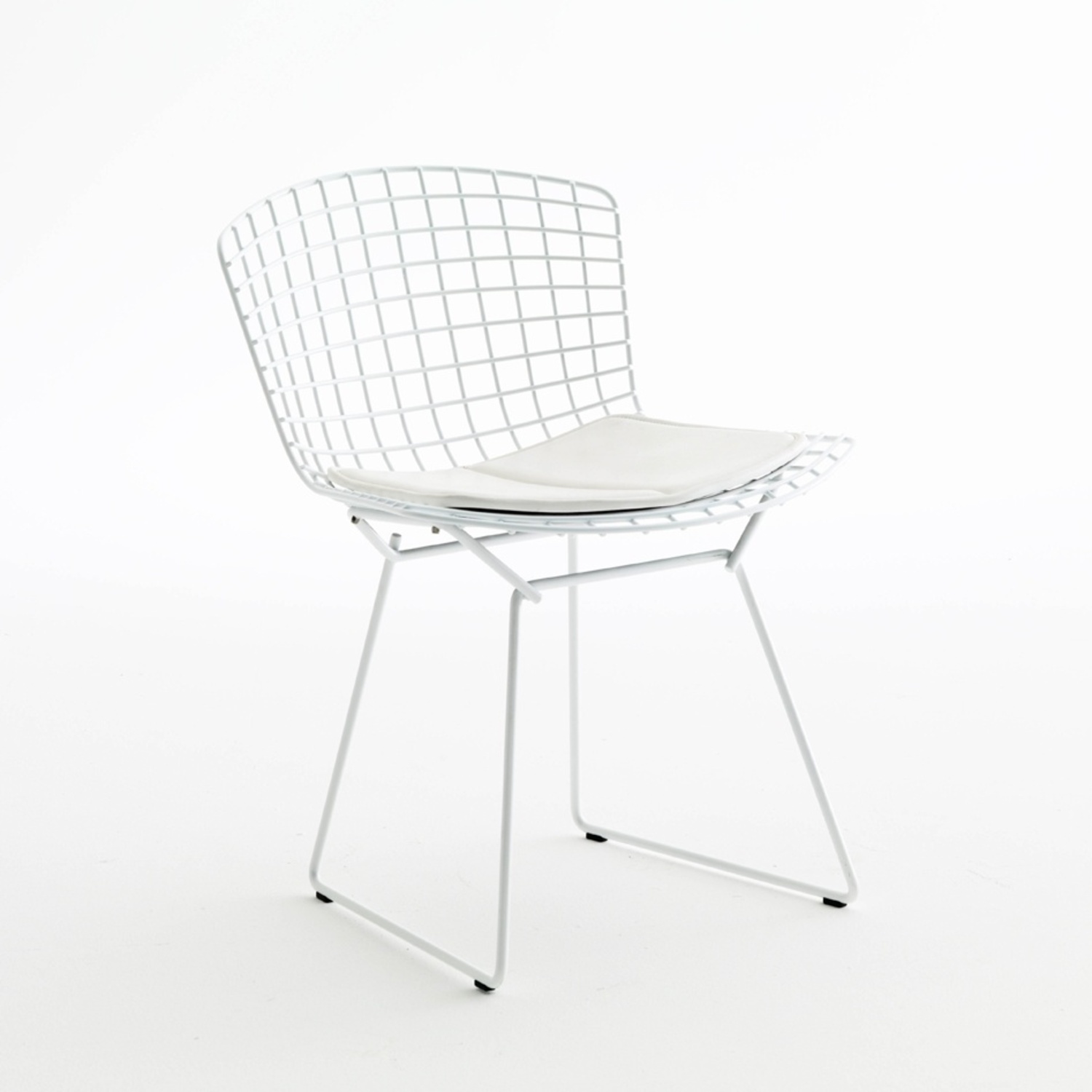 Knoll Bertoia White Metal Accent Chair - image-7