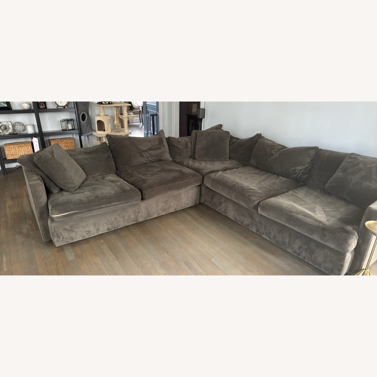 Crate & Barrel Lounge 3-piece L Shaped Sectional - image-1