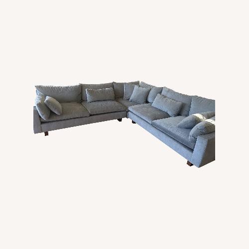 Used West Elm Harmony Sectional , Gray for sale on AptDeco