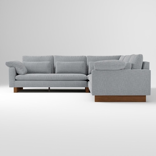 Used West Elm Harmony Sectional , Gray for sale on AptDeco