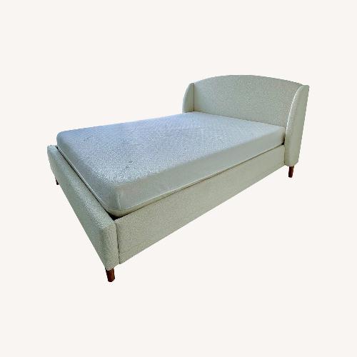 Used Tempur-Pedic Comfort Luxe White Queen Bed for sale on AptDeco