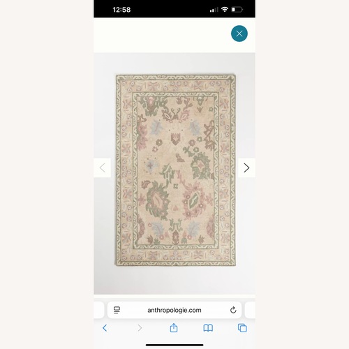 Used Anthropologie Akshara Natural Wool Area Rug 9' x 12' for sale on AptDeco