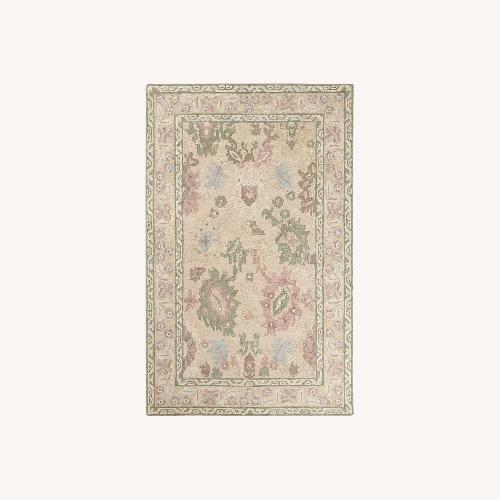 Used Anthropologie Akshara Natural Wool Area Rug 9' x 12' for sale on AptDeco