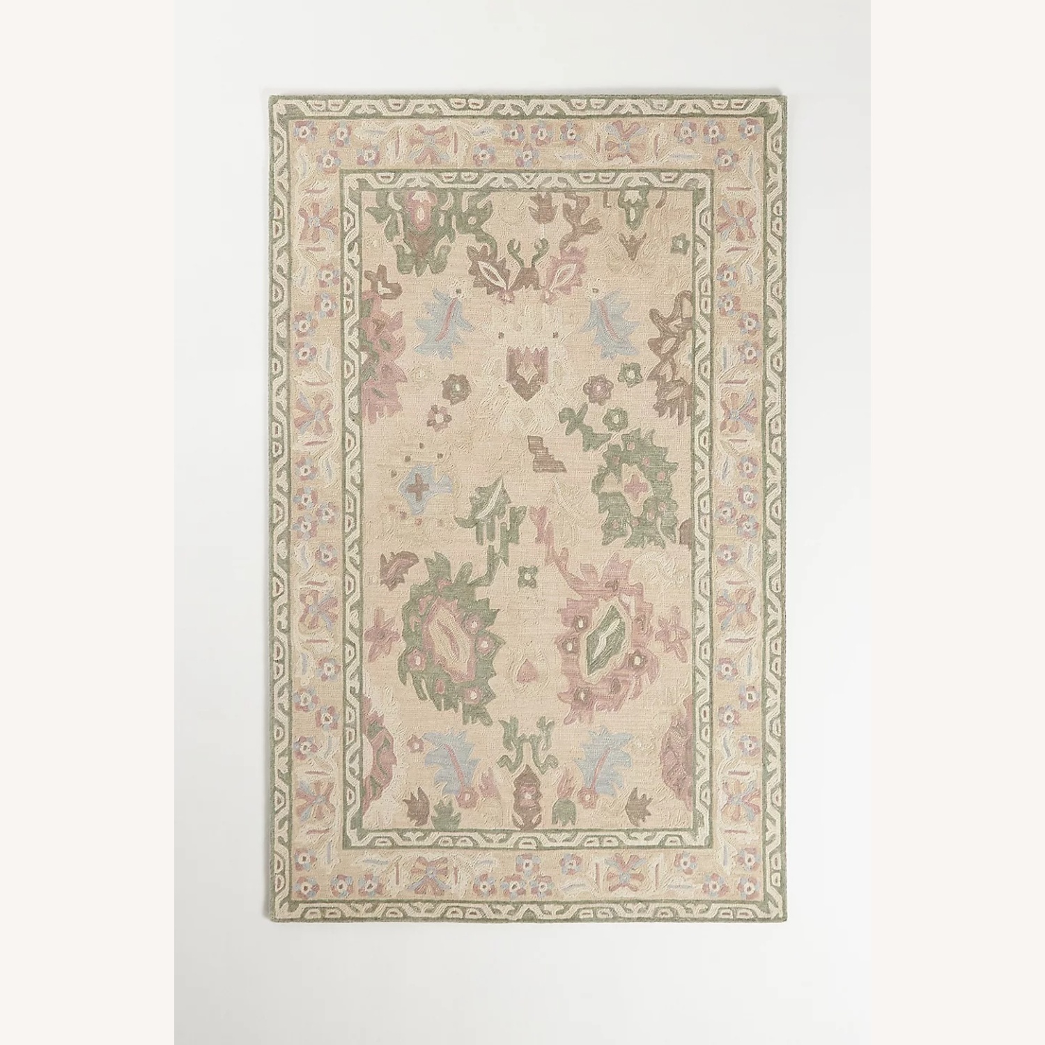 Anthropologie Akshara Natural Wool Area Rug 9' x 12' - image-5