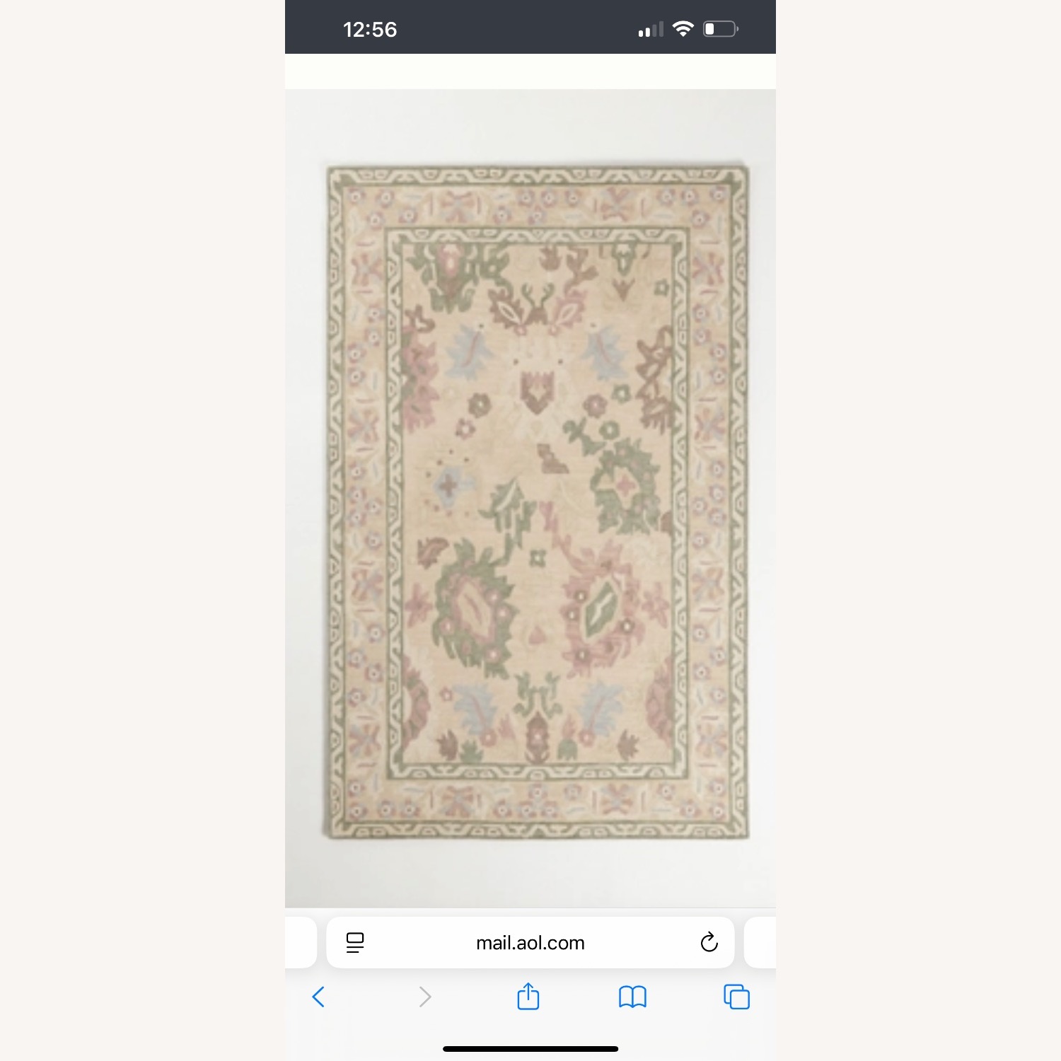 Anthropologie Akshara Natural Wool Area Rug 9' x 12' - image-3