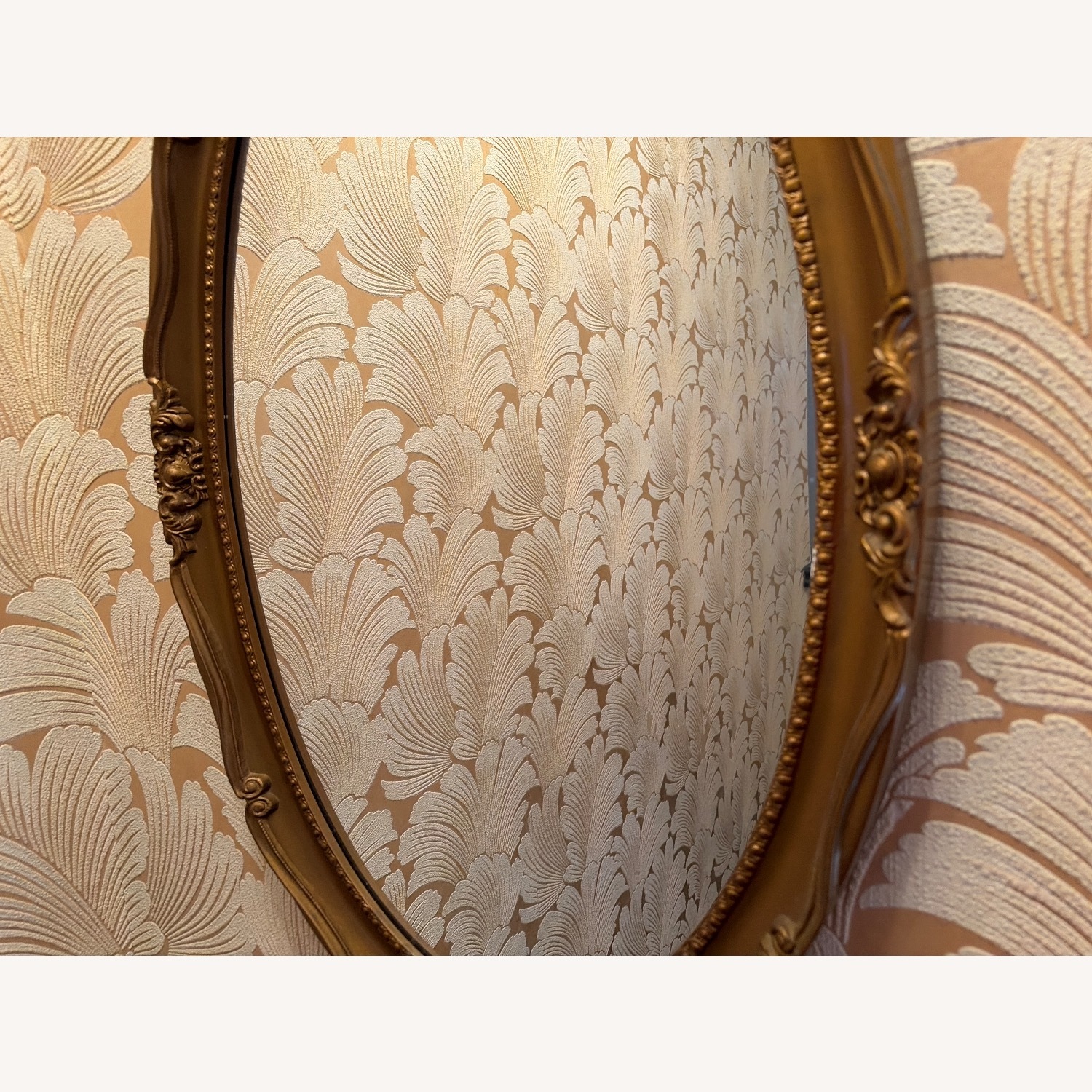 Vintage/Antique Finds Gold Wall Mirror - image-2