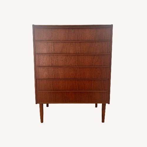 Used Vintage/Antique Dark Brown Wood Dresser for sale on AptDeco