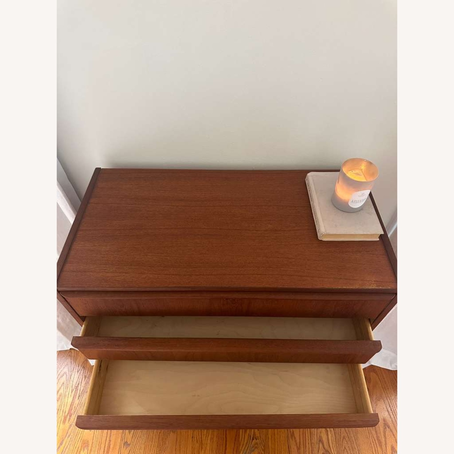 Vintage/Antique Dark Brown Wood Dresser - image-4