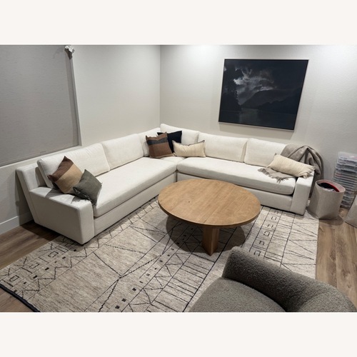 Used Four Hands Yelena Crypton Nomad Snow Sectional for sale on AptDeco