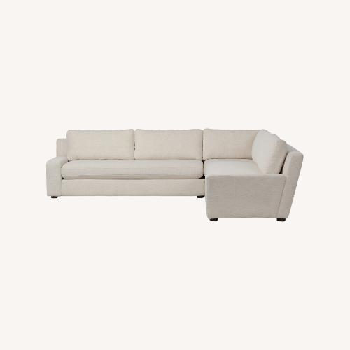 Used Four Hands Yelena Crypton Nomad Snow Sectional for sale on AptDeco