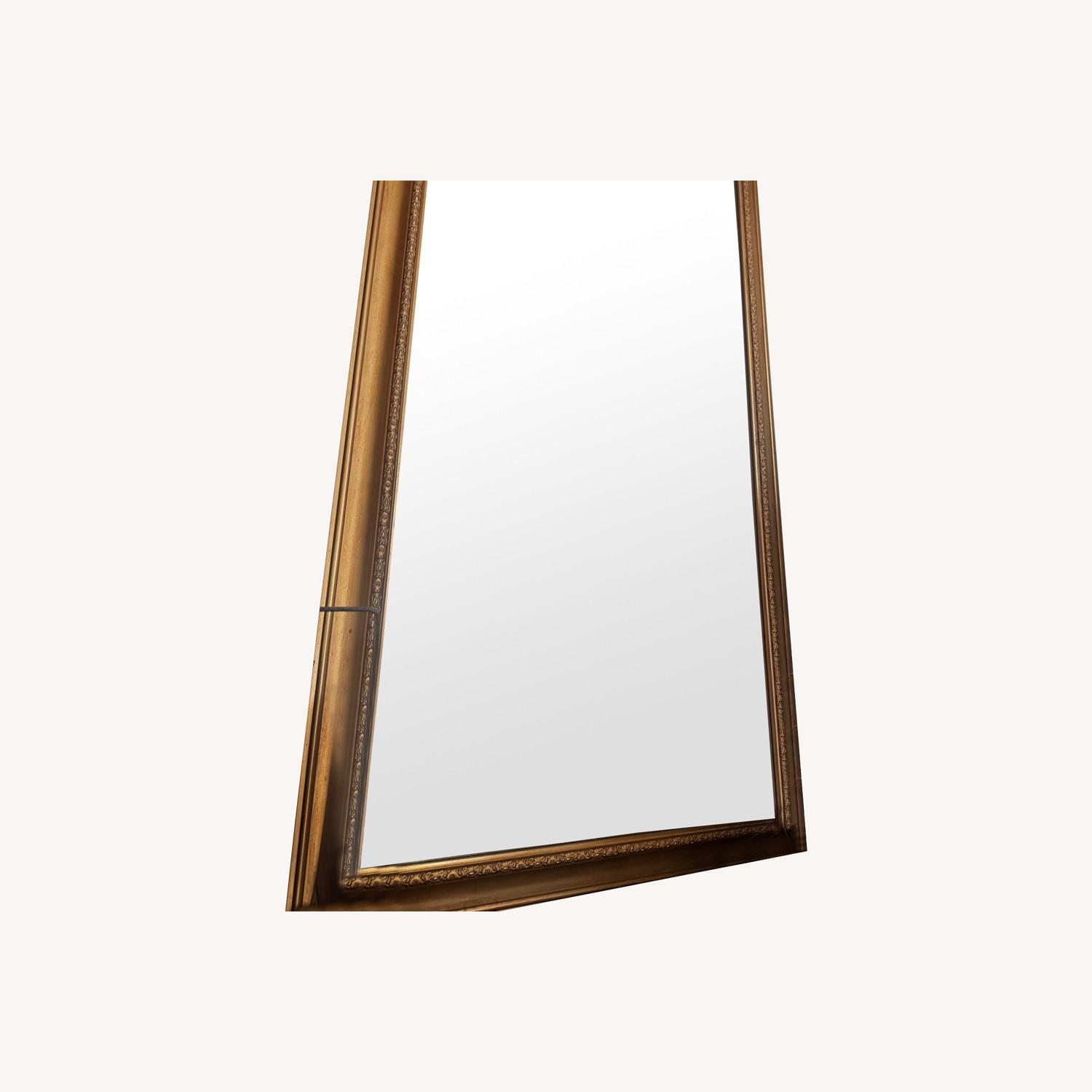 Vintage/Antique Finds Gold Floor Mirror - image-0