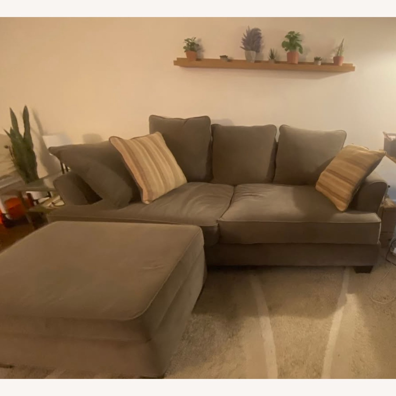 Raymour & Flanigan Dark Gray 2 Piece Sectional - image-2