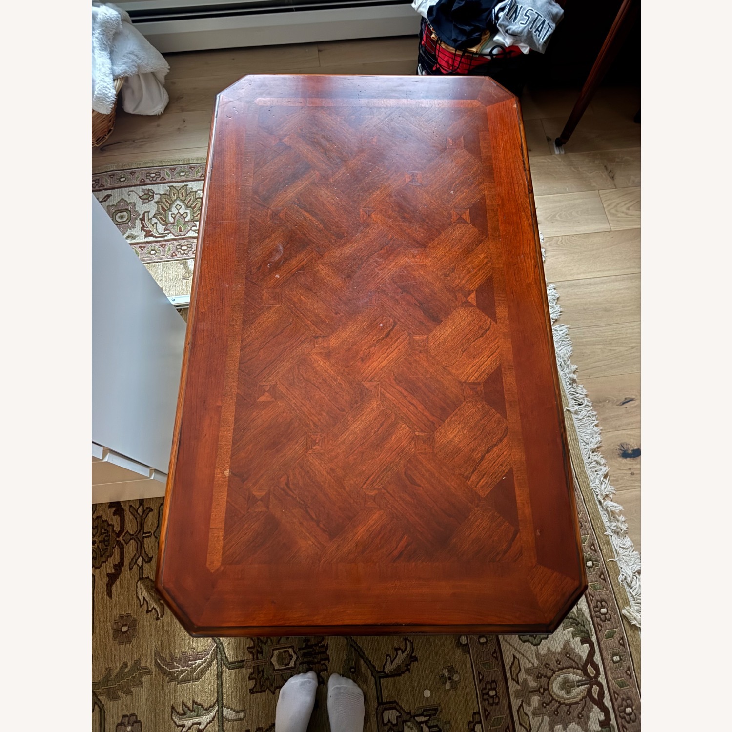 Mahogany and More Dark Brown Wood Coffee Table - image-2