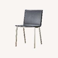 CB2 Phoenix Dark Gray Dining Chairs