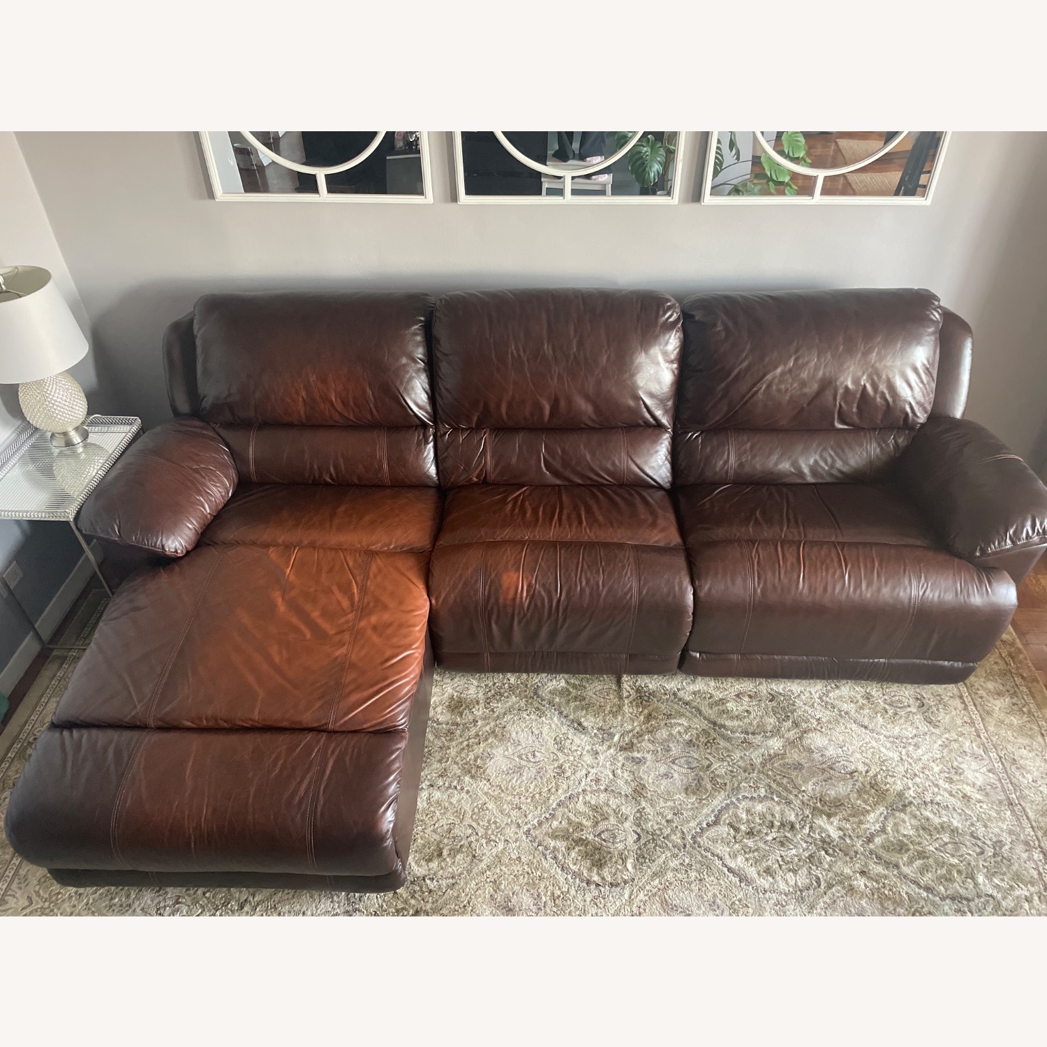 Reclining Sectional With Chaise - image-1