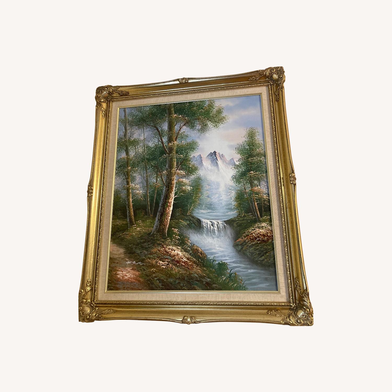 Nature’s Beauty in Majestic Golden Frame  - image-0