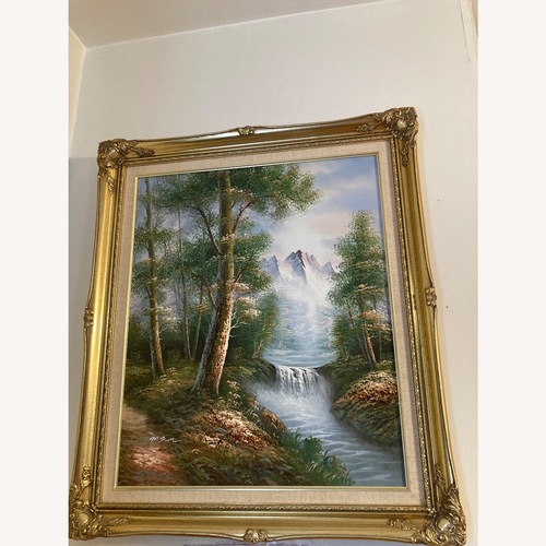 Used Nature’s Beauty in Majestic Golden Frame  for sale on AptDeco