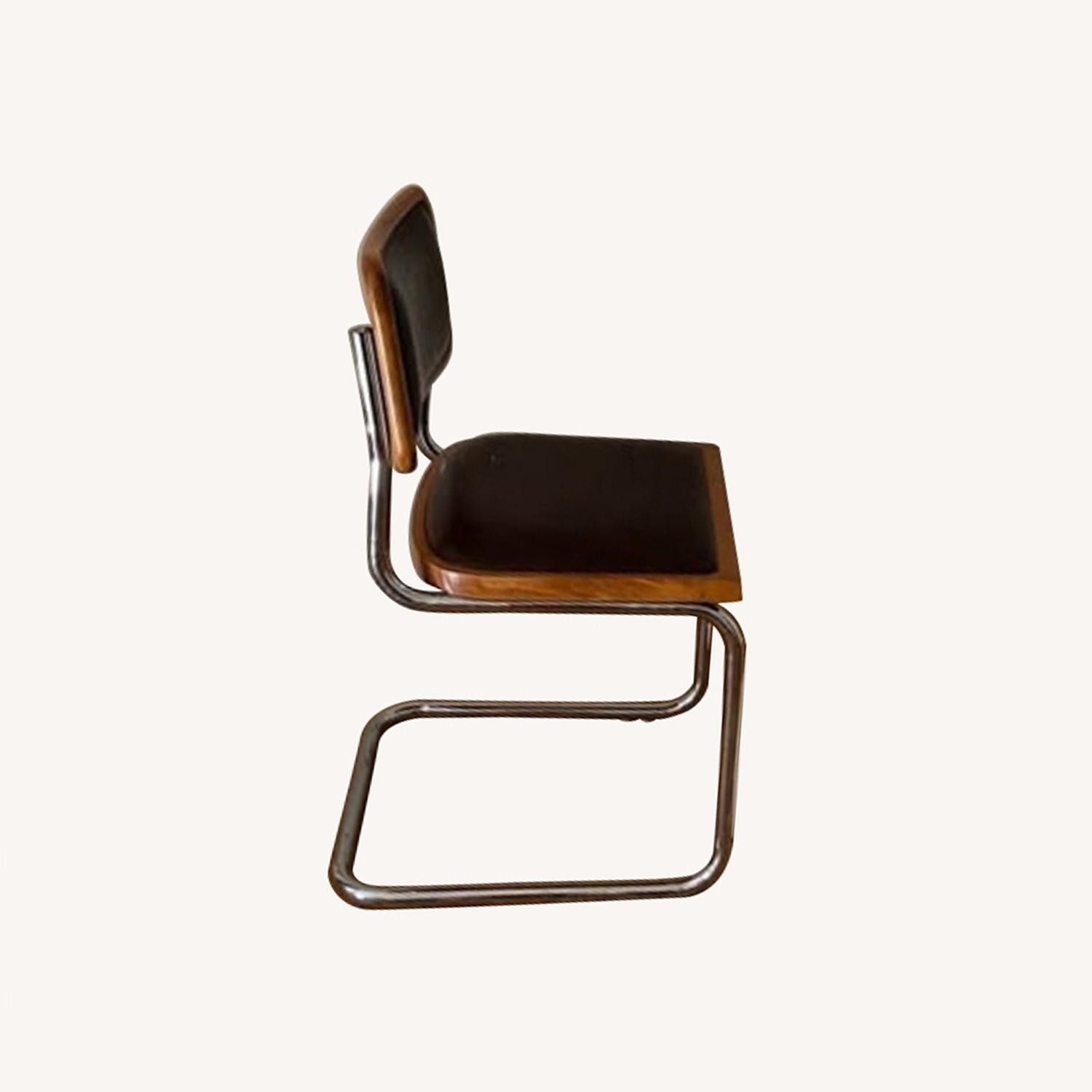 Vintage Italian Cesca Chairs Beechwood Frame - image-0