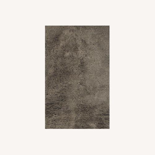 Used Mitchell Gold + Bob Williams Powershag in Gargoyle Area Rug 5' x 8' for sale on AptDeco
