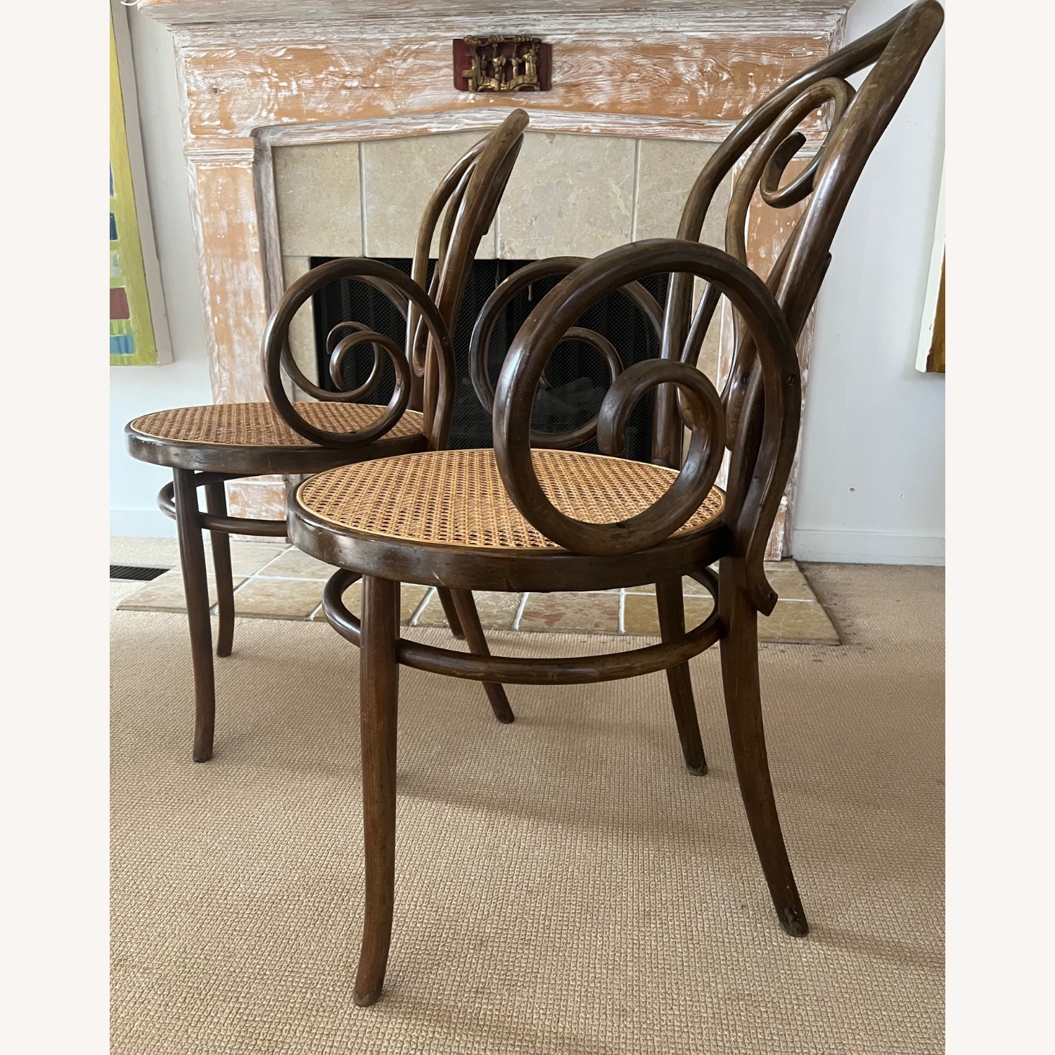 Antique Bentwood Arm Chairs Early 20th C Italian - image-5