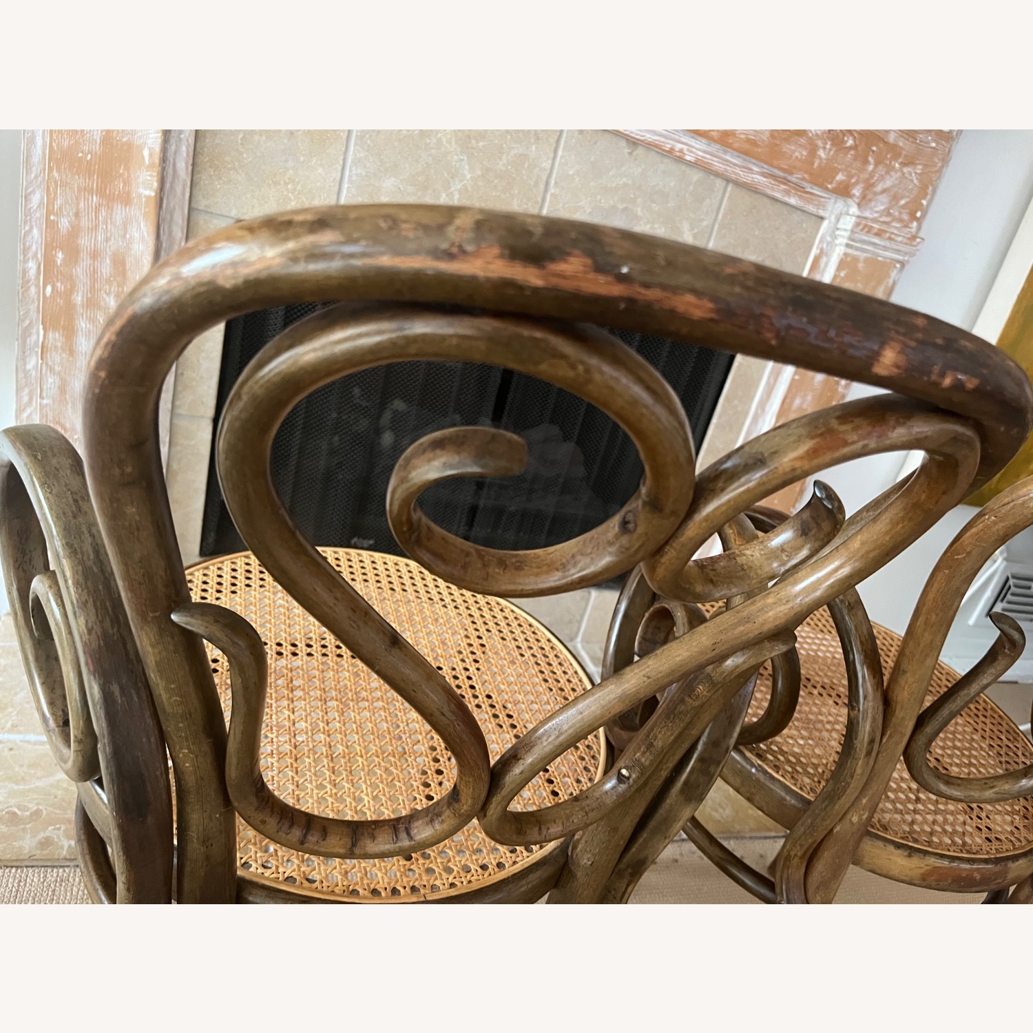 Antique Bentwood Arm Chairs Early 20th C Italian - image-9