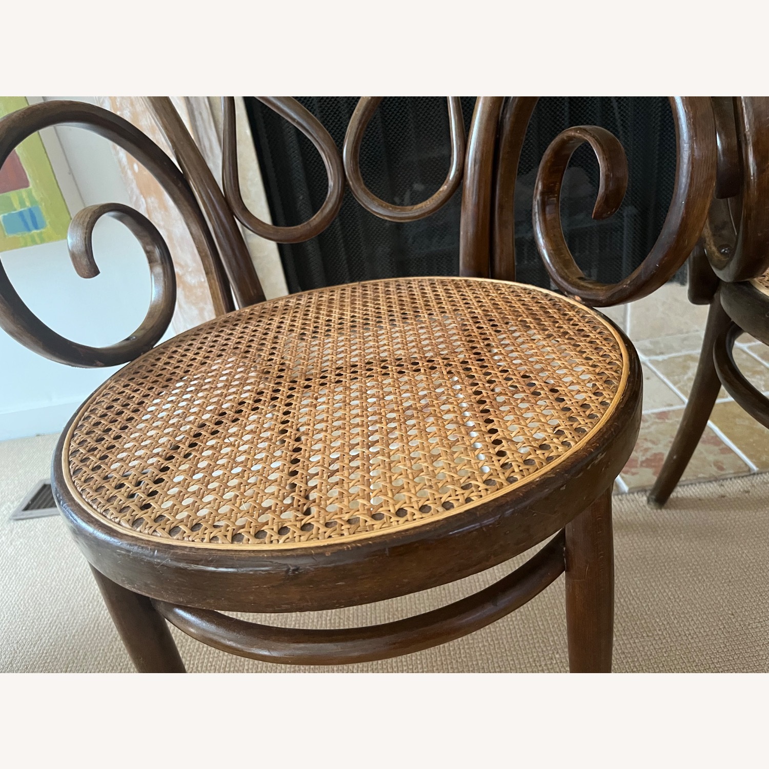 Antique Bentwood Arm Chairs Early 20th C Italian - image-7