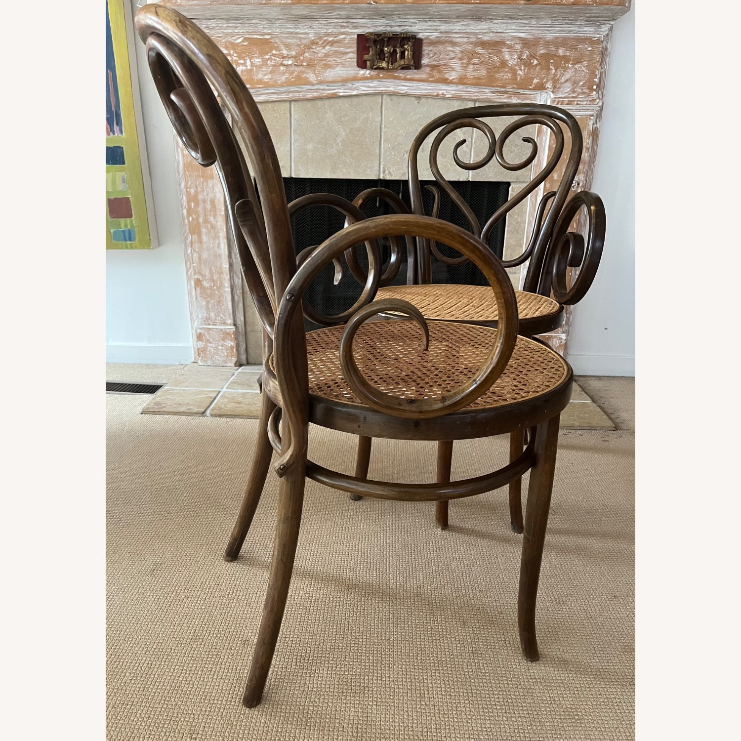 Antique Bentwood Arm Chairs Early 20th C Italian - image-4