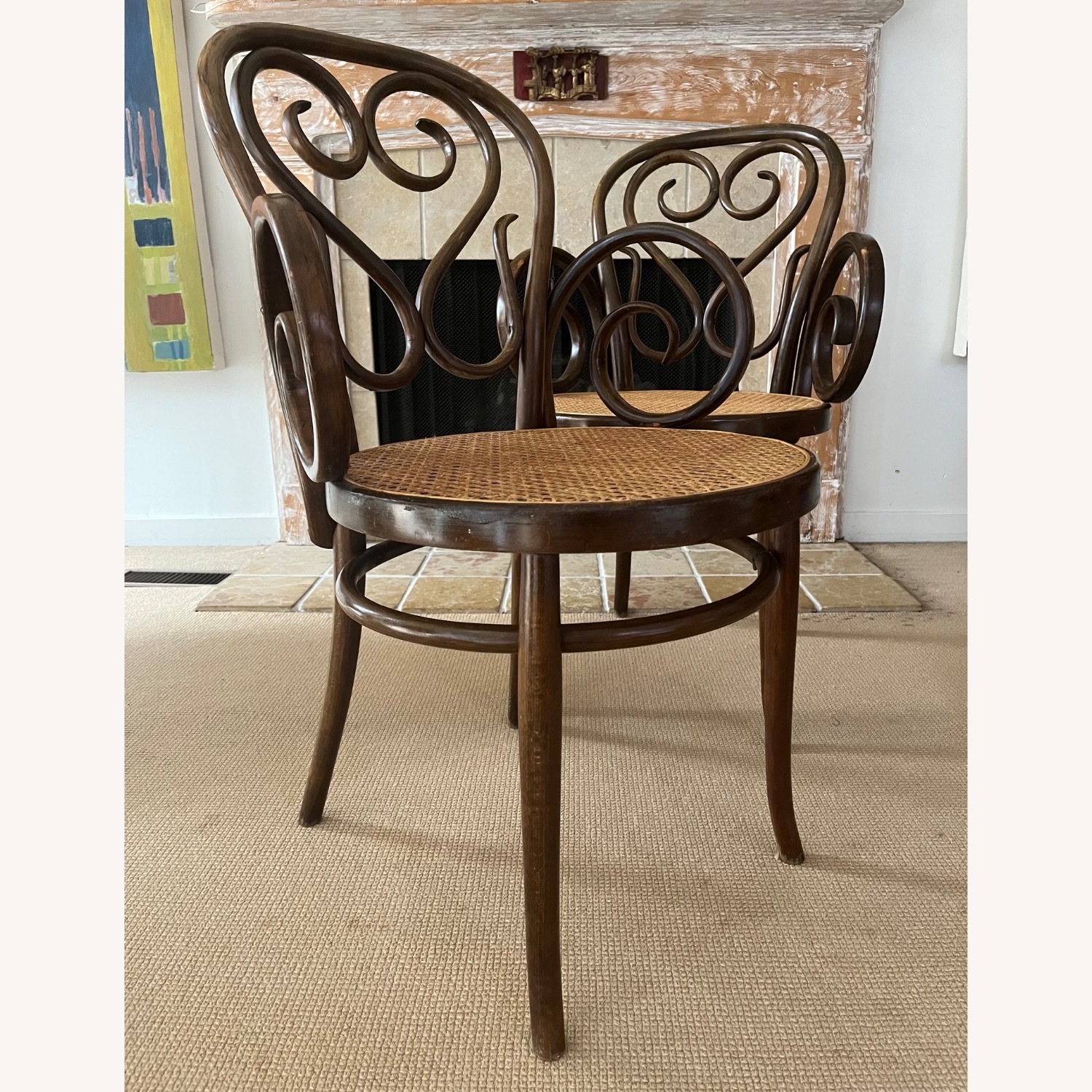 Antique Bentwood Arm Chairs Early 20th C Italian - image-8