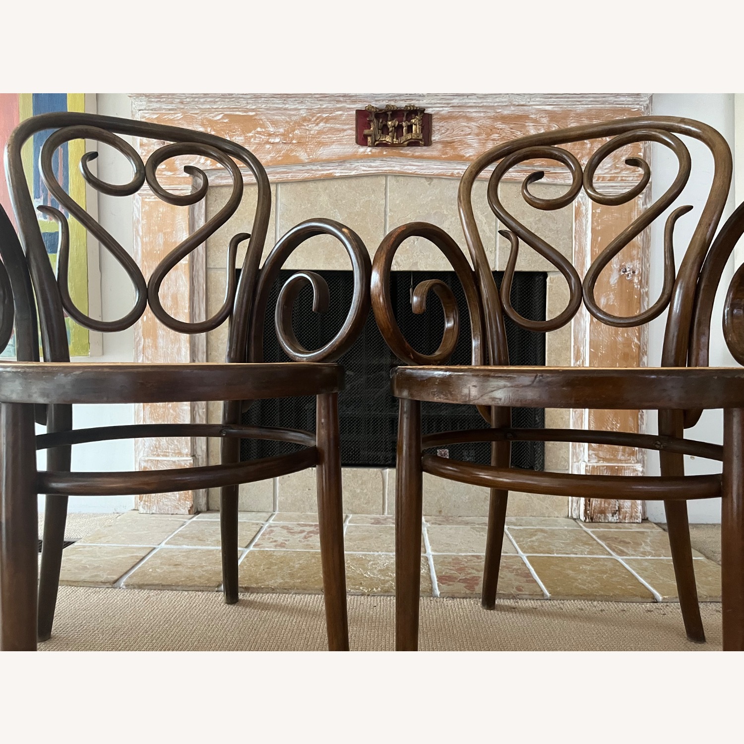 Antique Bentwood Arm Chairs Early 20th C Italian - image-11