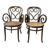 Antique Bentwood Arm Chairs Early 20th C Italian