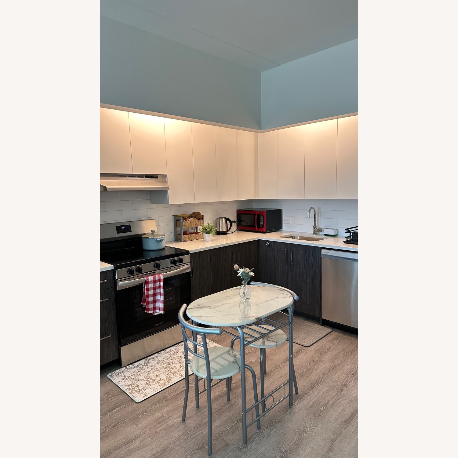 Wayfair Vasilij White Dining Set - image-1