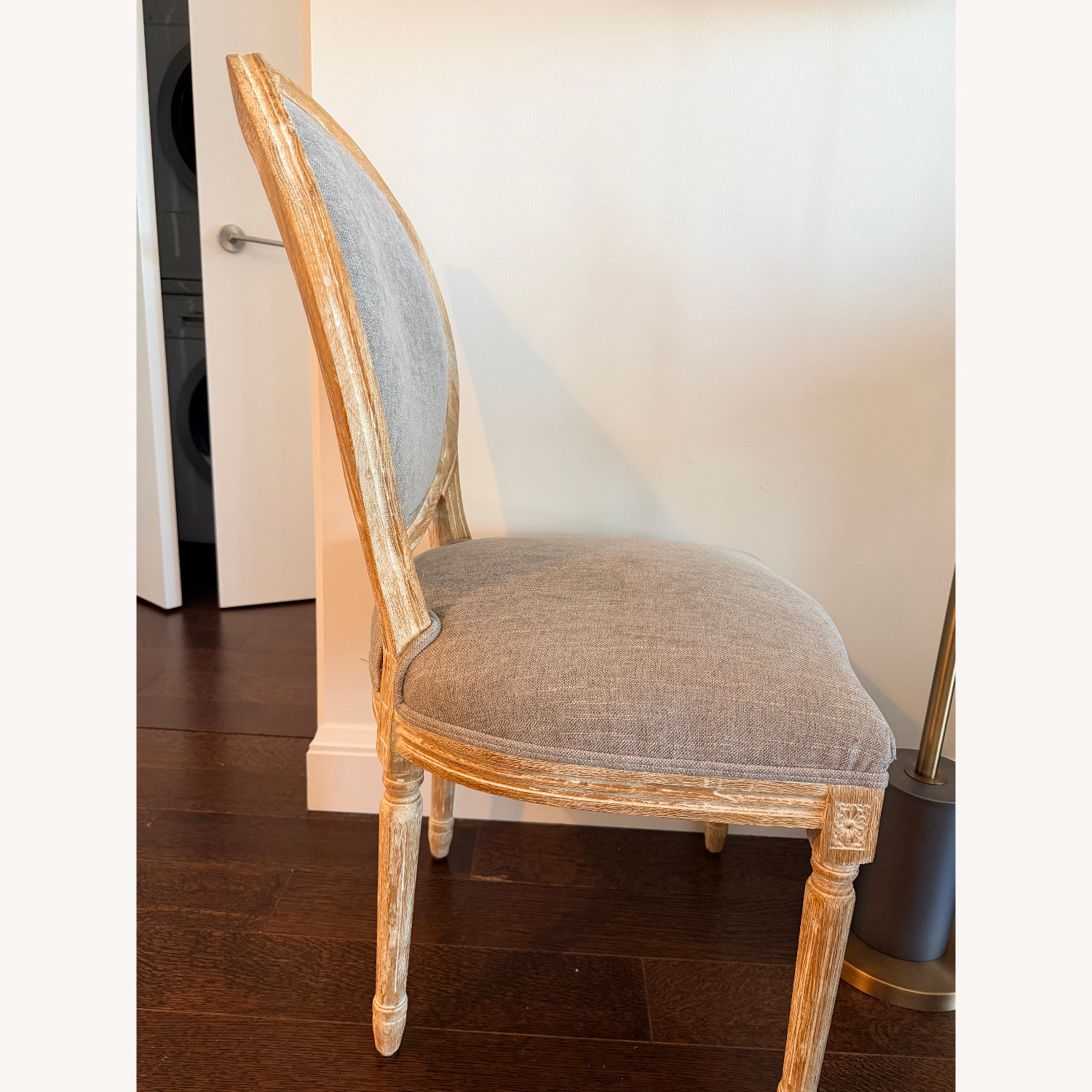 Pier 1 Imports Light Gray Wood Dining Sets - image-7