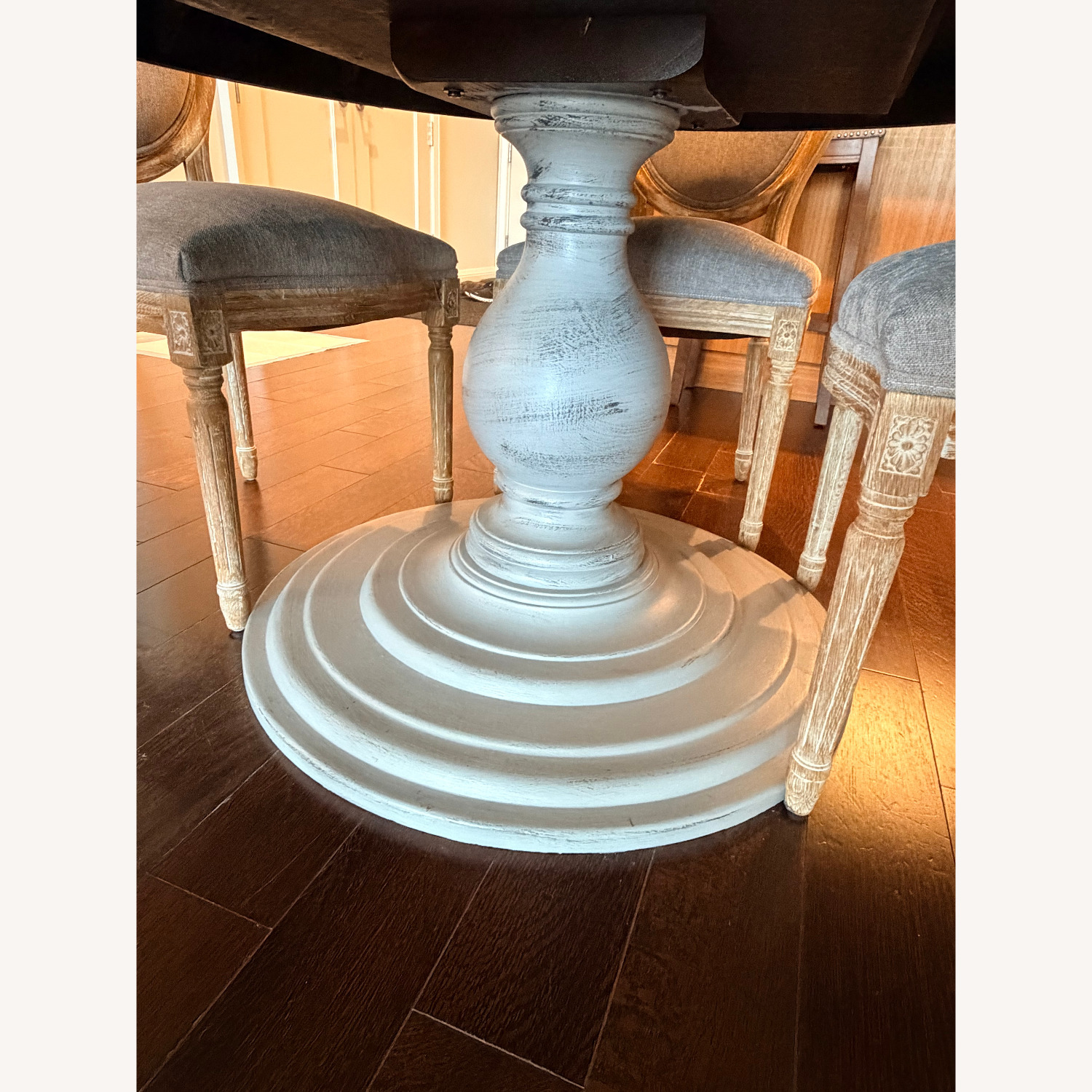 Pier 1 Imports Light Gray Wood Dining Sets - image-3