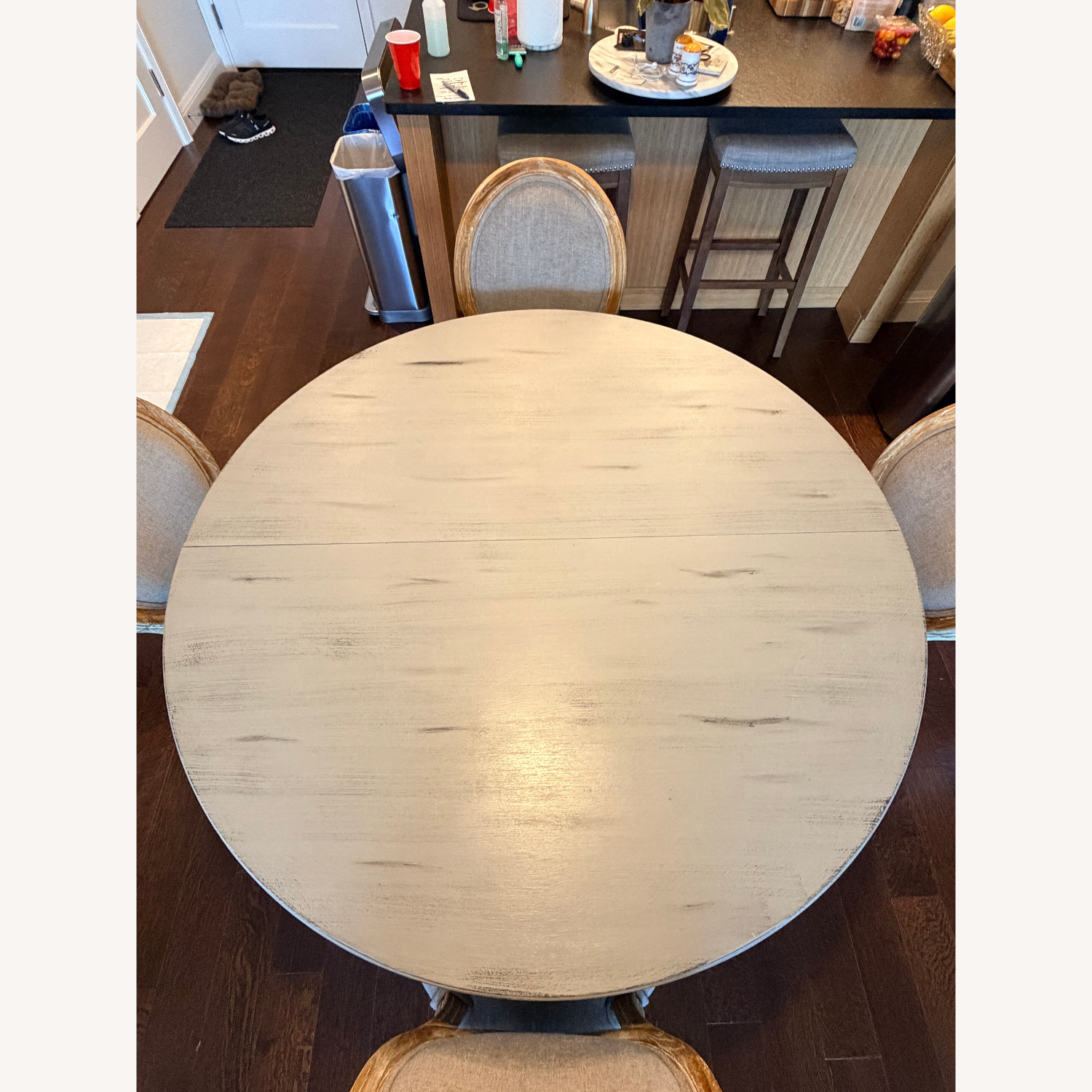 Pier 1 Imports Light Gray Wood Dining Sets - image-11