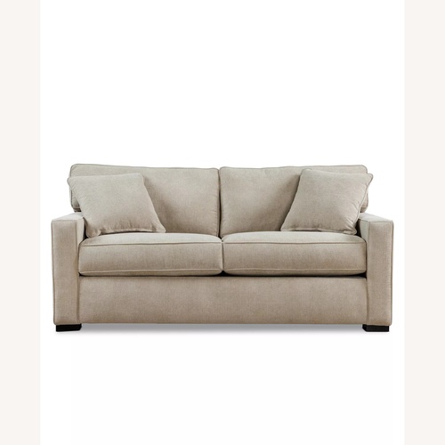 Used Macy’s Radley 74 Inch Chrome Apartment Sofa for sale on AptDeco