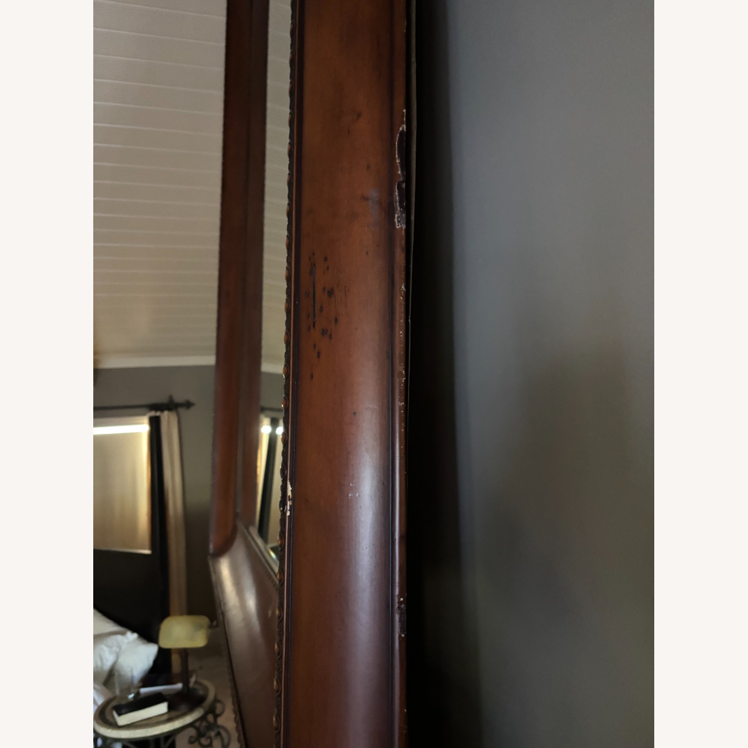 Oversized Wood-Framed Wall Mirror - image-3