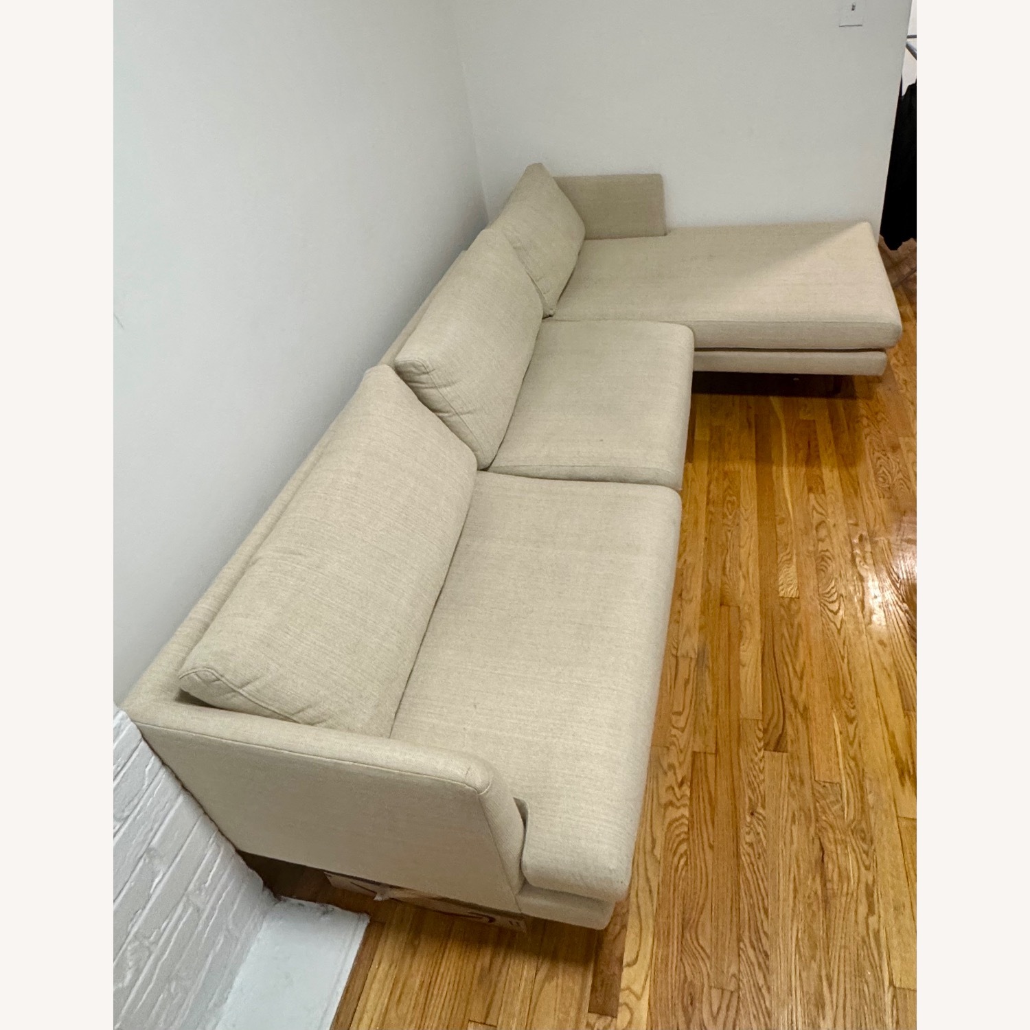 AllModern Miller 2 Piece Upholstered Sectional - image-3