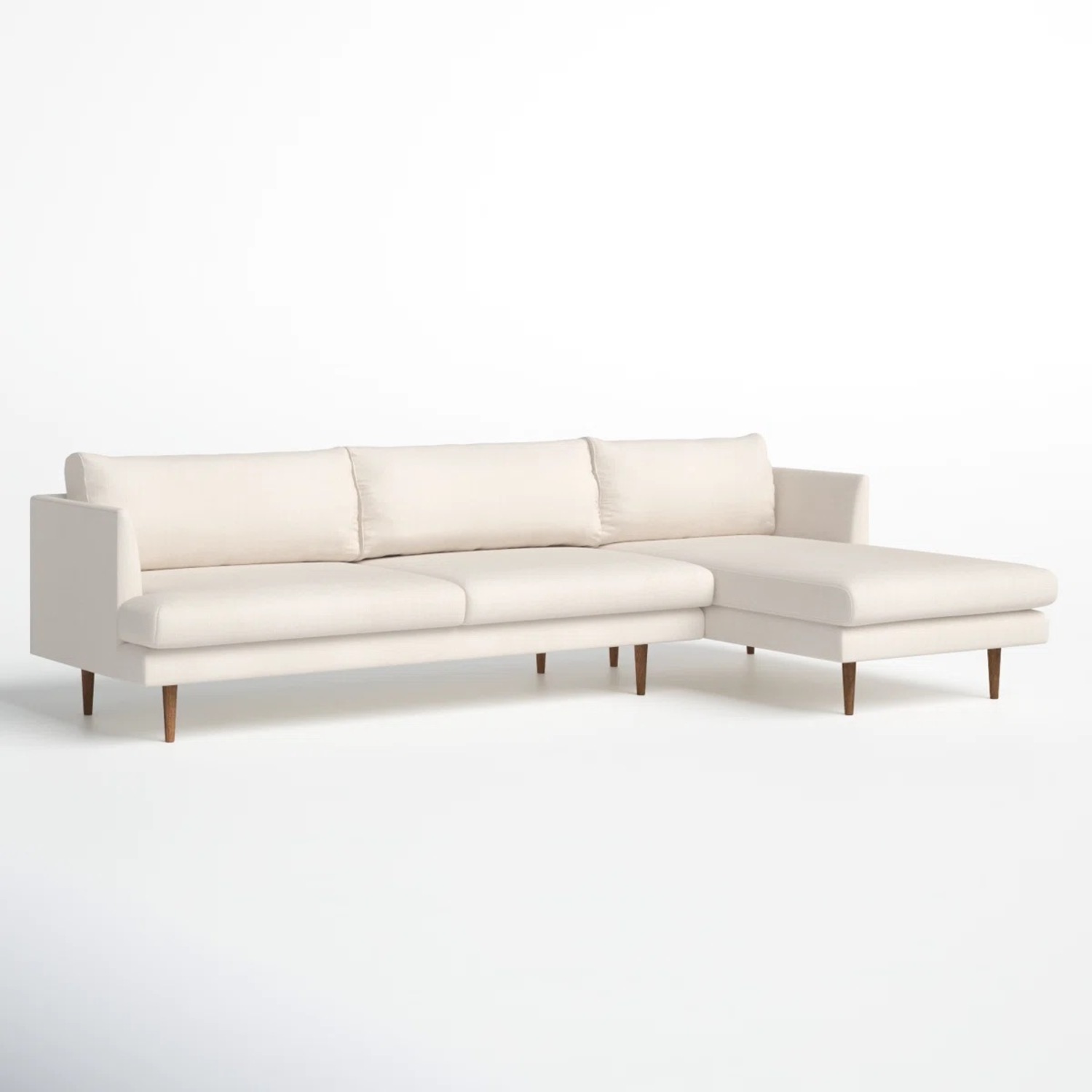 AllModern Miller 2 Piece Upholstered Sectional - image-7