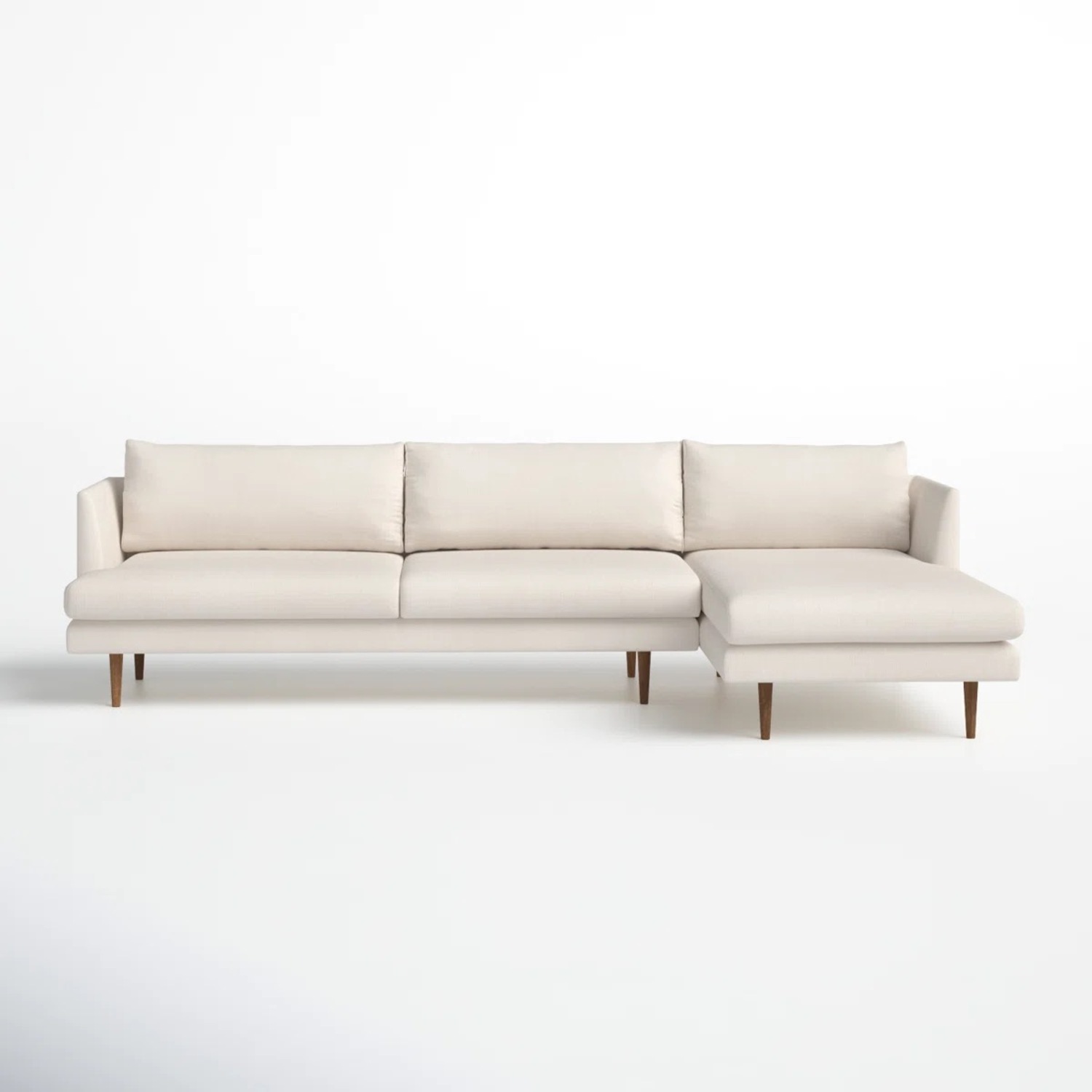 AllModern Miller 2 Piece Upholstered Sectional - image-5