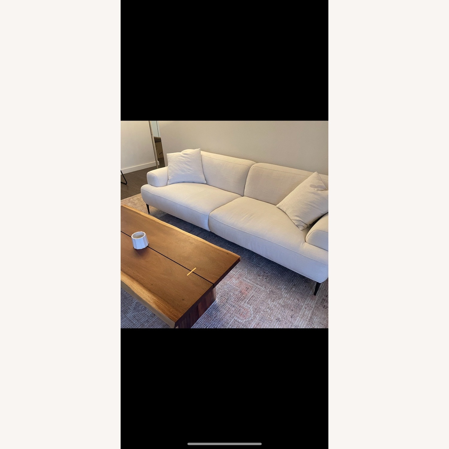 Article Abisko White Fabric 2 Seater Sofa - image-2