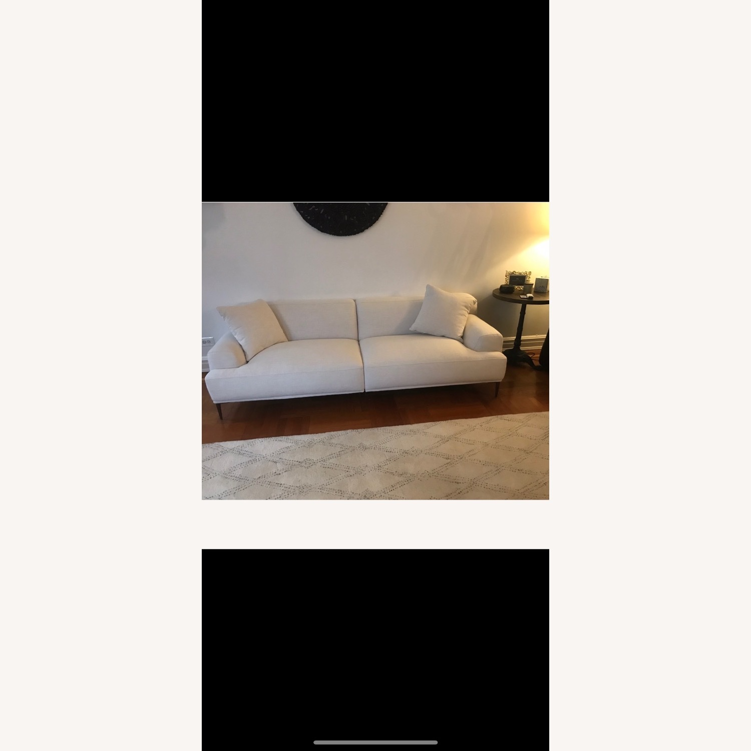 Article Abisko White Fabric 2 Seater Sofa - image-3