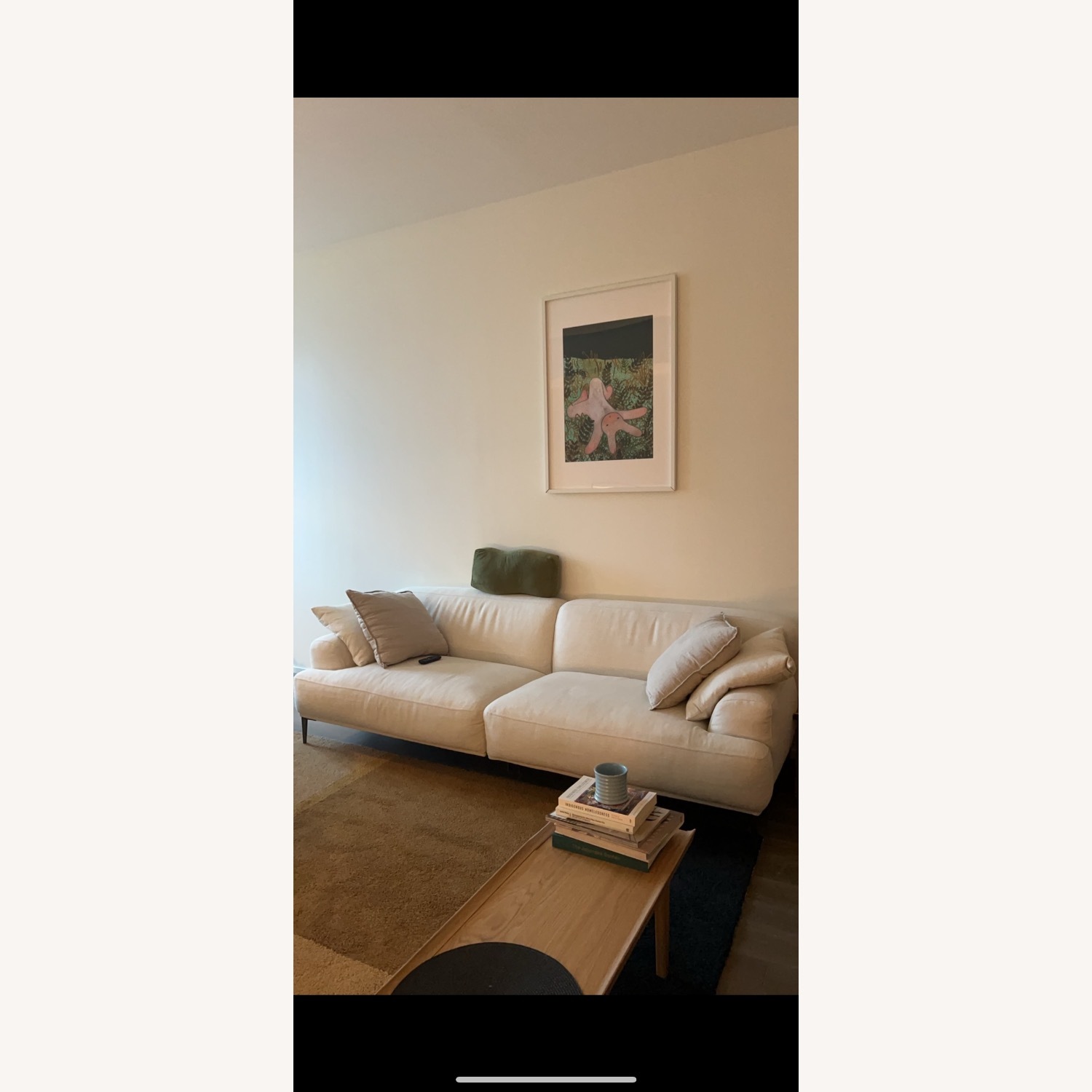 Article Abisko White Fabric 2 Seater Sofa - image-1