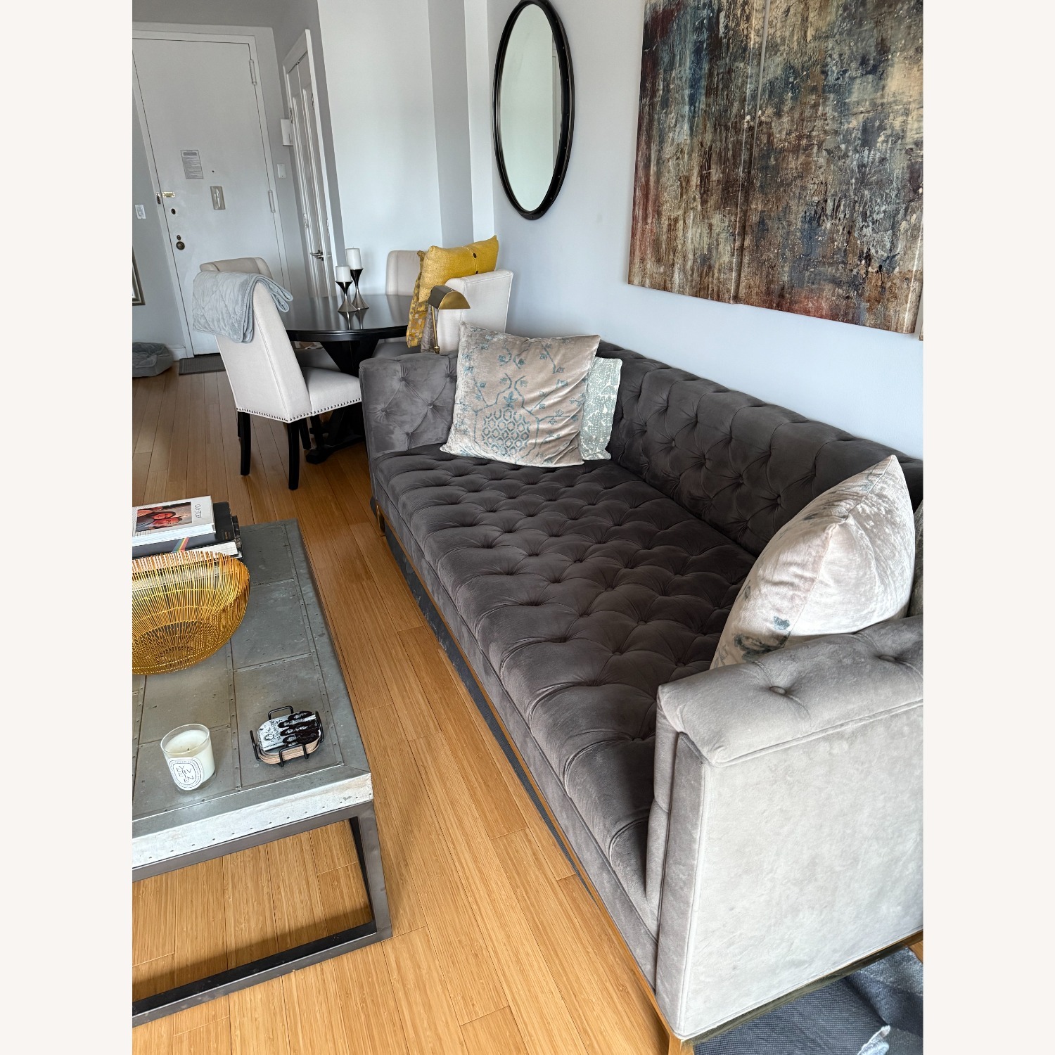 ModShop Grey 3+ Seater Sofa - image-6