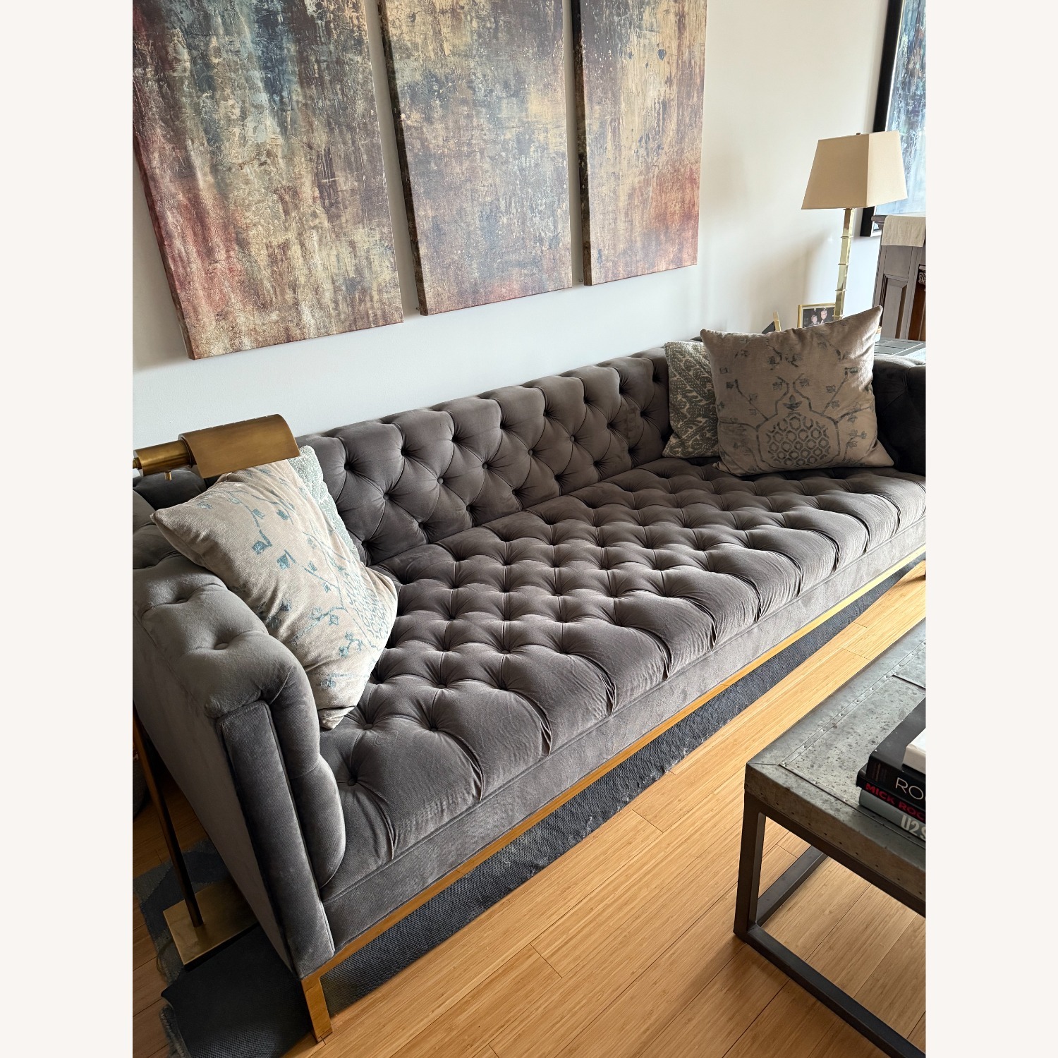 ModShop Grey 3+ Seater Sofa - image-7