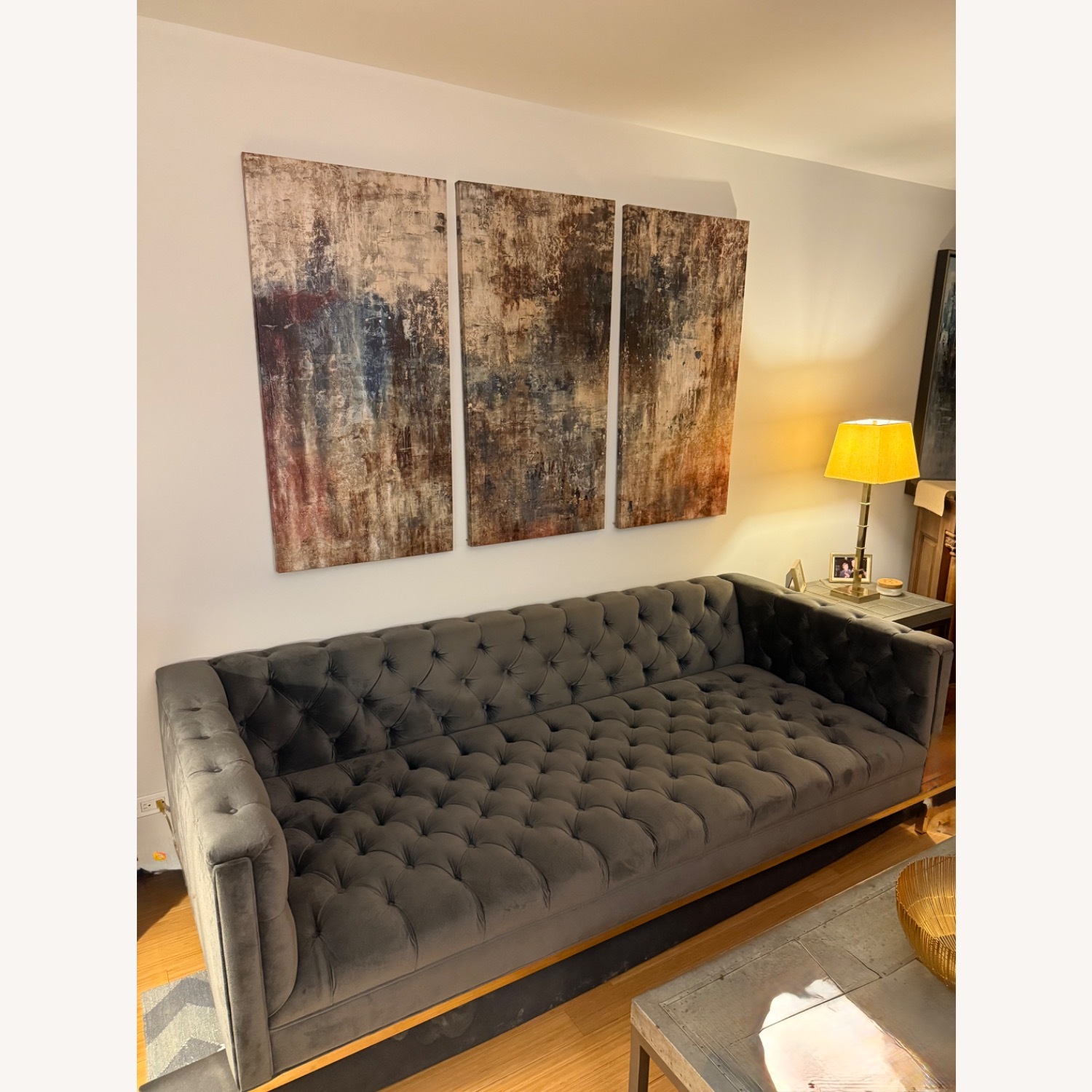 ModShop Grey 3+ Seater Sofa - image-1