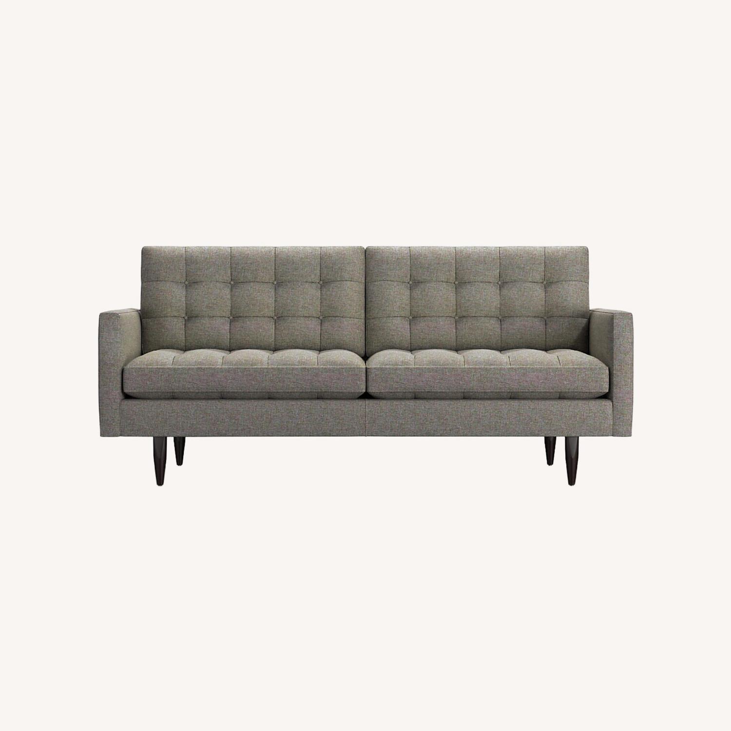 Crate & Barrel Light Gray 2 Seater Sofa - image-0