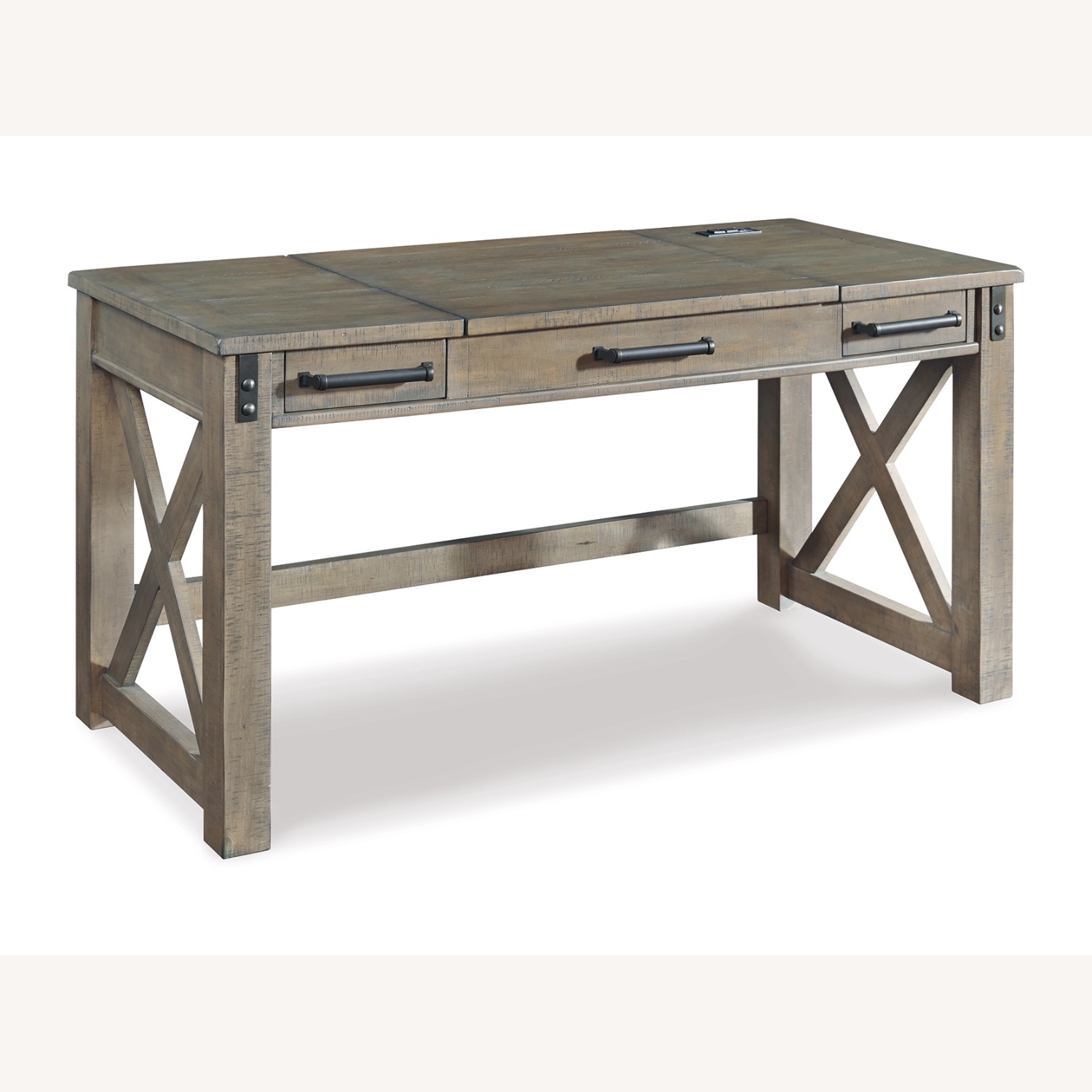 Aldwin 62" Home Office Lift Top Desk with USB Charging - image-6