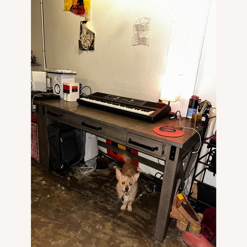 Used Aldwin 62" Home Office Lift Top Desk with USB Charging for sale on AptDeco