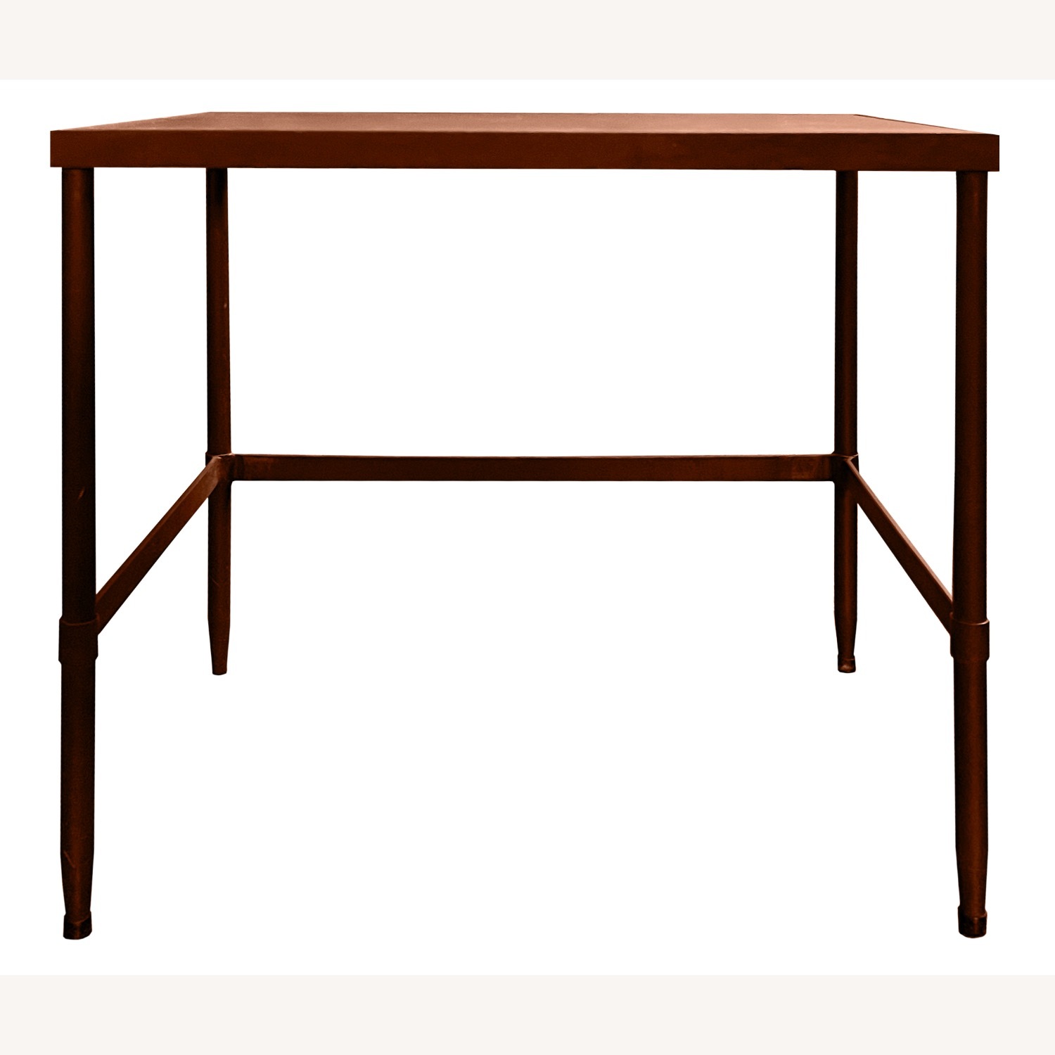 Pottery Barn Vintage Dark Brown Iron Side Tables - image-3