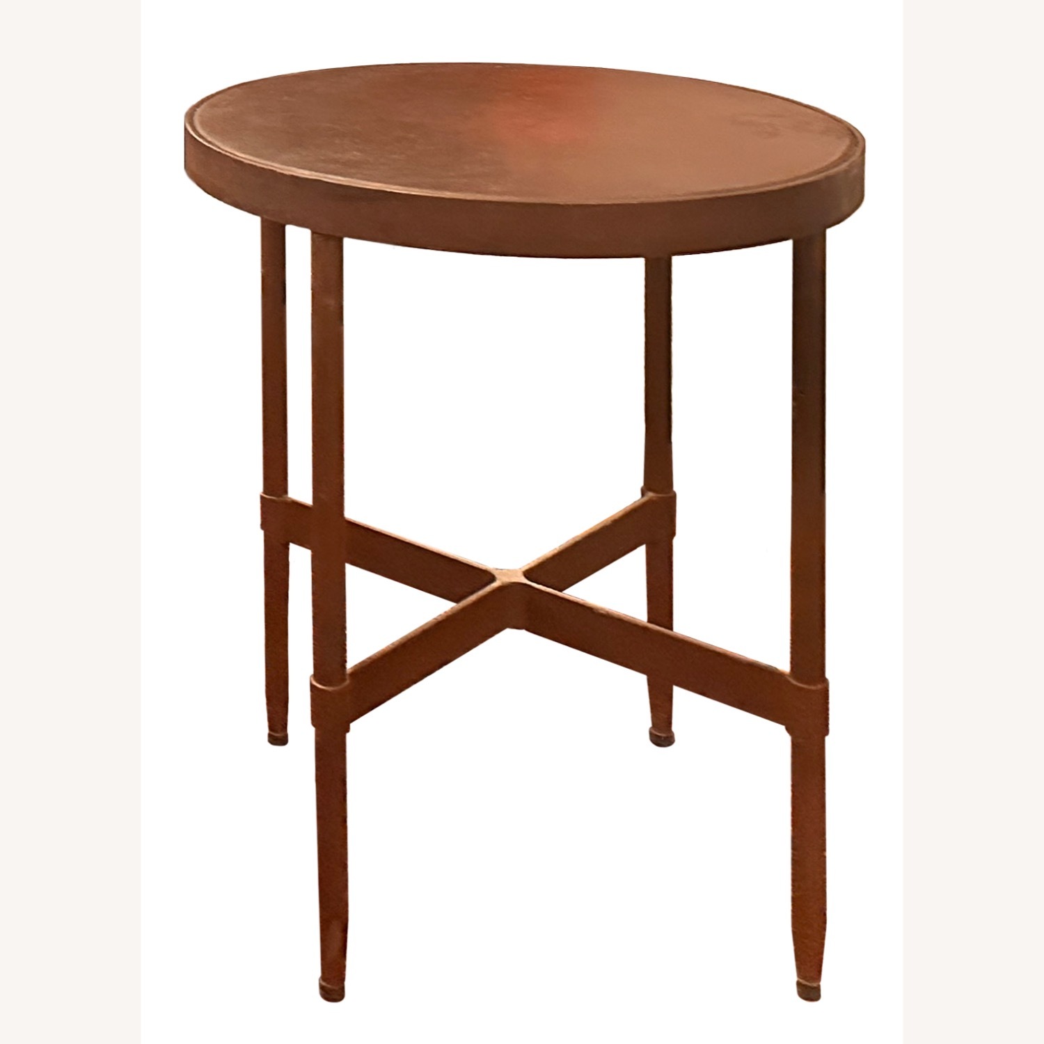 Pottery Barn Vintage Iron Round Table - image-2